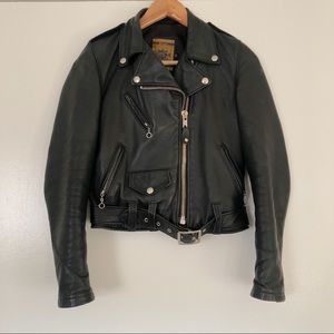 Schott Perfecto Cropped Leather Jacket